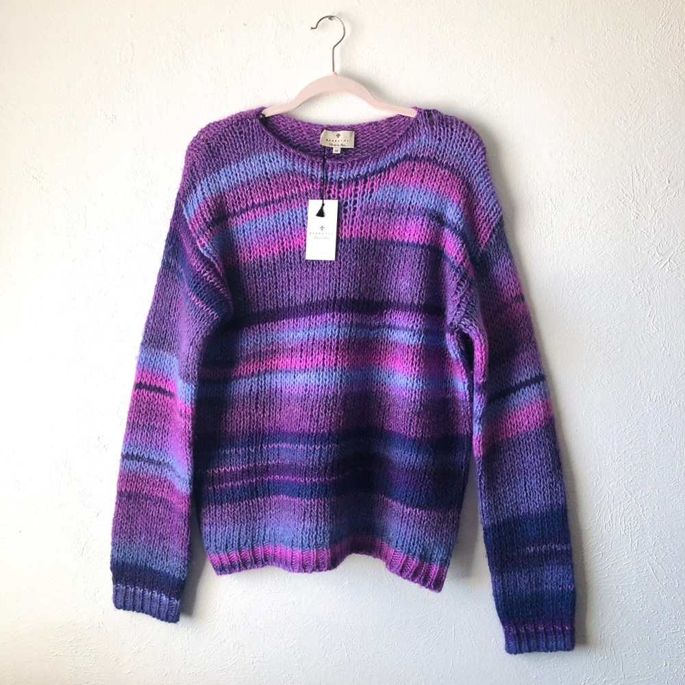 🎉 Final Price NWT Berretti purple sweater B14